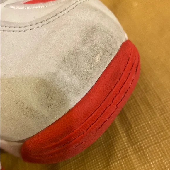 Nike Kids Red and White Sneakers